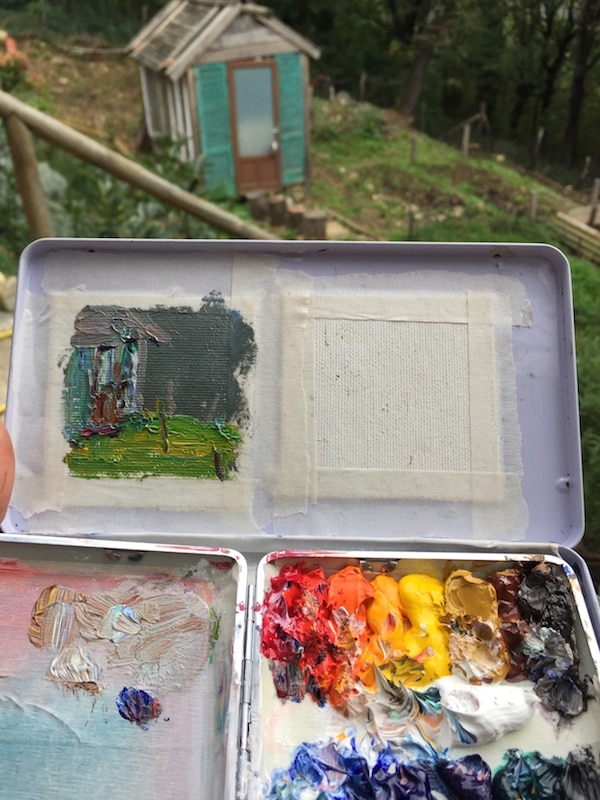 Pochade Box Paintings: How to build your own Pochade Box