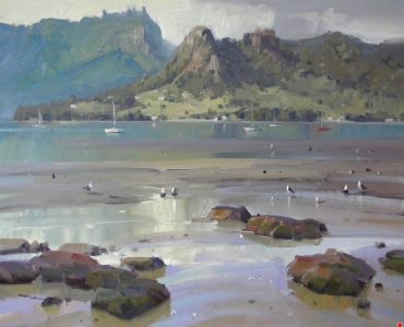 Low Tide, One Tree Point, by Richard Robinson