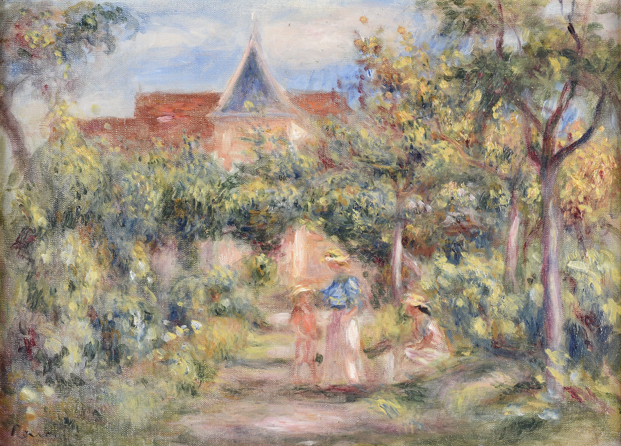 August Renoir Jardin Du Peintre A Essoyes 