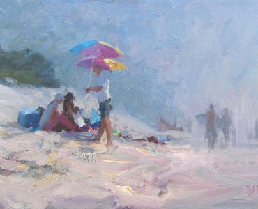 A Day at Carmel Beach by Barry John Raybould